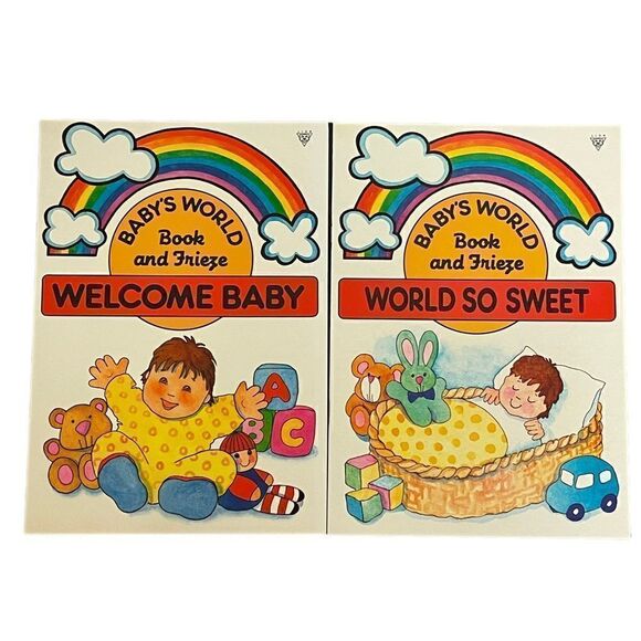 Vintage NOS Baby’s World Book & Frieze 1st Edition Complete Set of 4 - Picture 4 of 16